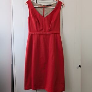 Elegant Red Sleeveless Dress